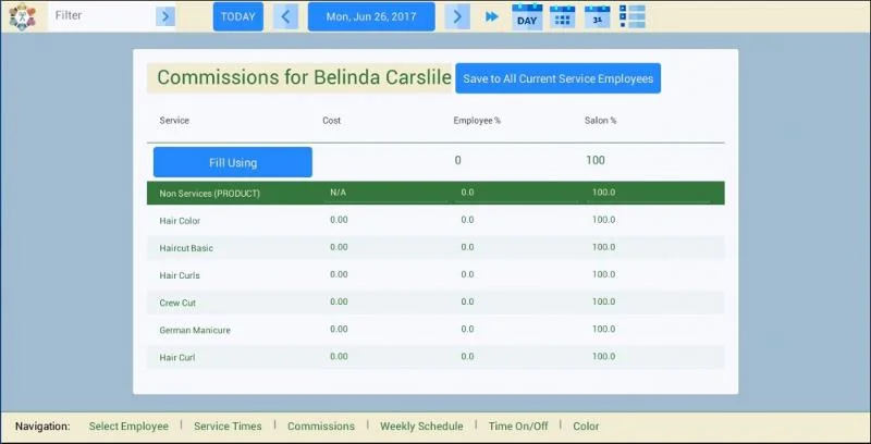CloverEmployeeCommissions