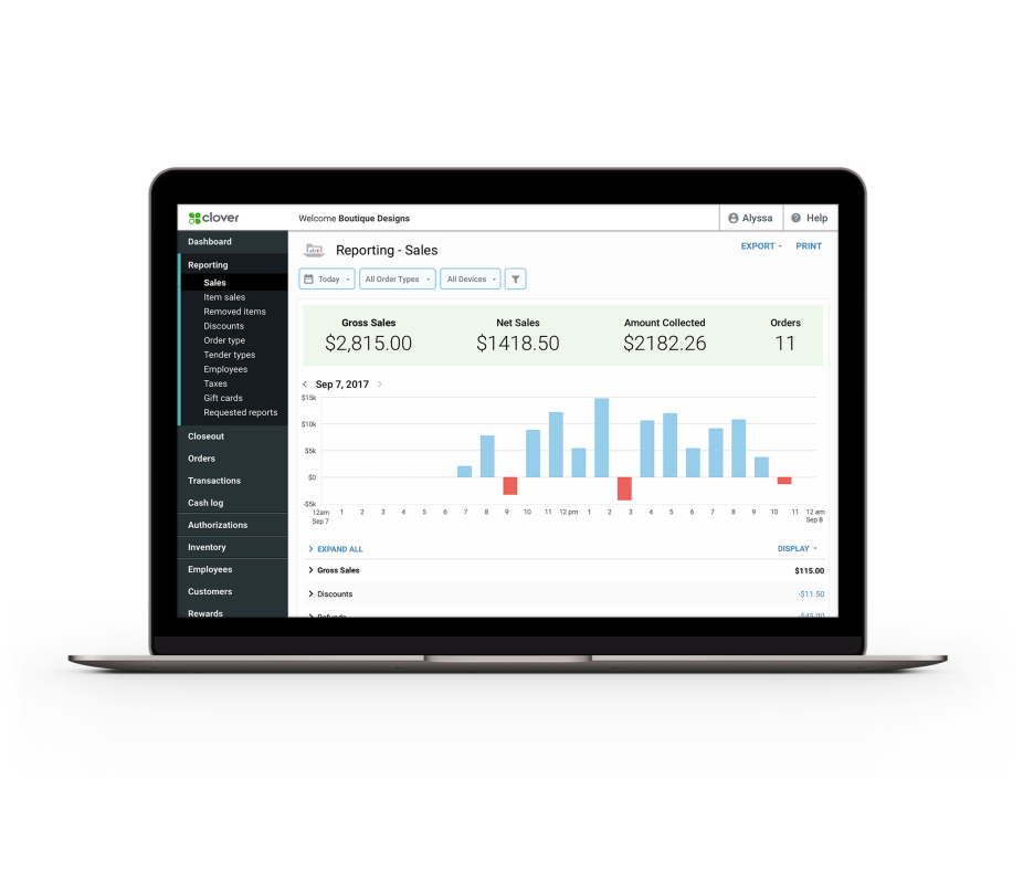 CloverReportingComputer